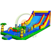 big inflatable slide